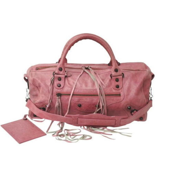 Balenciaga Twiggy Shoulder Bag Pink Lambskin - Picture 1 of 9